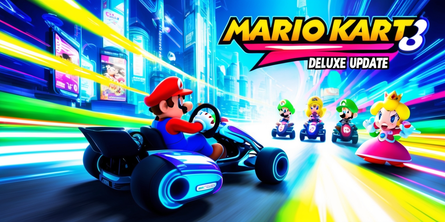 Revving Up for the Future: Mario Kart 8 Deluxe Update Paves the Way for Mario Kart World